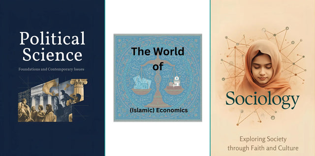 Humanities Package — Political Science, Islamic Economics and Banking, Sociology course book covers